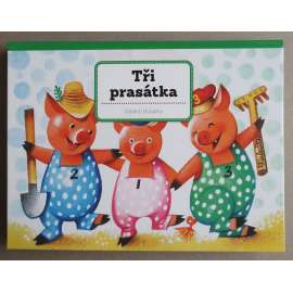 Vojtěch Kubašta - Tři prasátka [dětské leporelo, pohádky, pop-up kniha, prostorová publikace]
