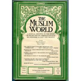 The Muslim World. A Journal Devoted to the Study of Islam and of Christian-Muslim Relationship in Past and Present. Volume LXXIX, Nos. 3-4, July/October 1989  [islamistika, islámská kultura a společnost, muslimské země, blízkovýchodní studia]