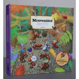 Mraveniště [mravenci, encyklopedie mravenců, prostorový model mraveniště, pop-up rozkládací kniha, dětské naučné knihy]