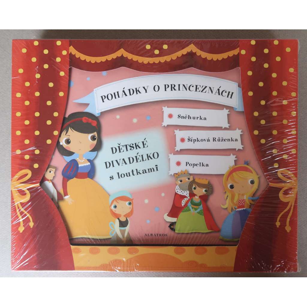 Pohádky o princeznách. Dětské divadélko s loutkami (Sněhurka, Šípková Růženka, Popelka)[loutky, loutkové divadlo]