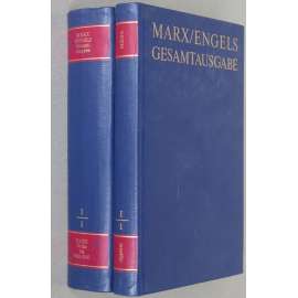 Karl Marx Friedrich Engels Gesamtausgabe (MEGA), sv. I/1, Text + Apparat [sebrané spisy; kritické vydání]