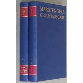Karl Marx Friedrich Engels Gesamtausgabe (MEGA), sv. I/2, Text + Apparat [sebrané spisy; kritické vydání]