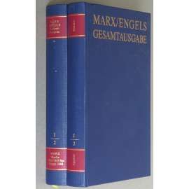 Karl Marx Friedrich Engels Gesamtausgabe (MEGA), sv. I/2, Text + Apparat [sebrané spisy; kritické vydání]