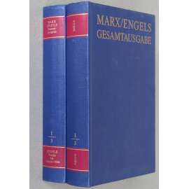 Karl Marx Friedrich Engels Gesamtausgabe (MEGA), sv. I/3, Text + Apparat [sebrané spisy; kritické vydání]