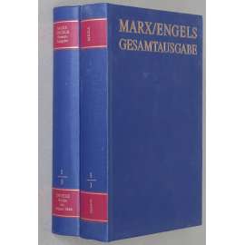 Karl Marx, Friedrich Engels: Gesamtausgabe (MEGA), sv. I/3, Text + Apparat [sebrané spisy; kritické vydání]