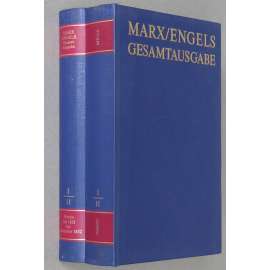 Karl Marx Friedrich Engels Gesamtausgabe (MEGA), sv. I/11, Text + Apparat [sebrané spisy; kritické vydání]