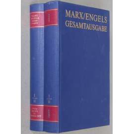 Karl Marx Friedrich Engels Gesamtausgabe (MEGA), sv. I/11, Text + Apparat [sebrané spisy; kritické vydání]