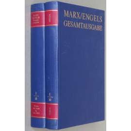 Karl Marx, Friedrich Engels: Gesamtausgabe (MEGA), sv. I/10, Text + Apparat [sebrané spisy; kritické vydání]