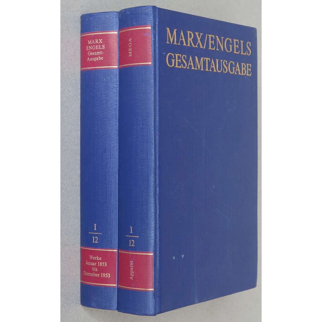 Karl Marx, Friedrich Engels: Gesamtausgabe (MEGA), sv. I/12, Text + Apparat [sebrané spisy; kritické vydání]