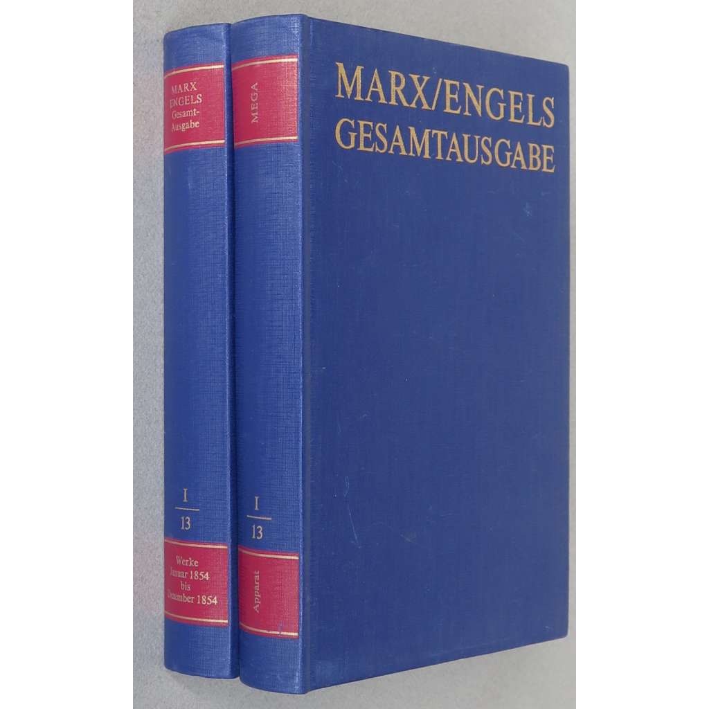 Karl Marx, Friedrich Engels: Gesamtausgabe (MEGA), sv. I/13, Text + Apparat [sebrané spisy; kritické vydání]