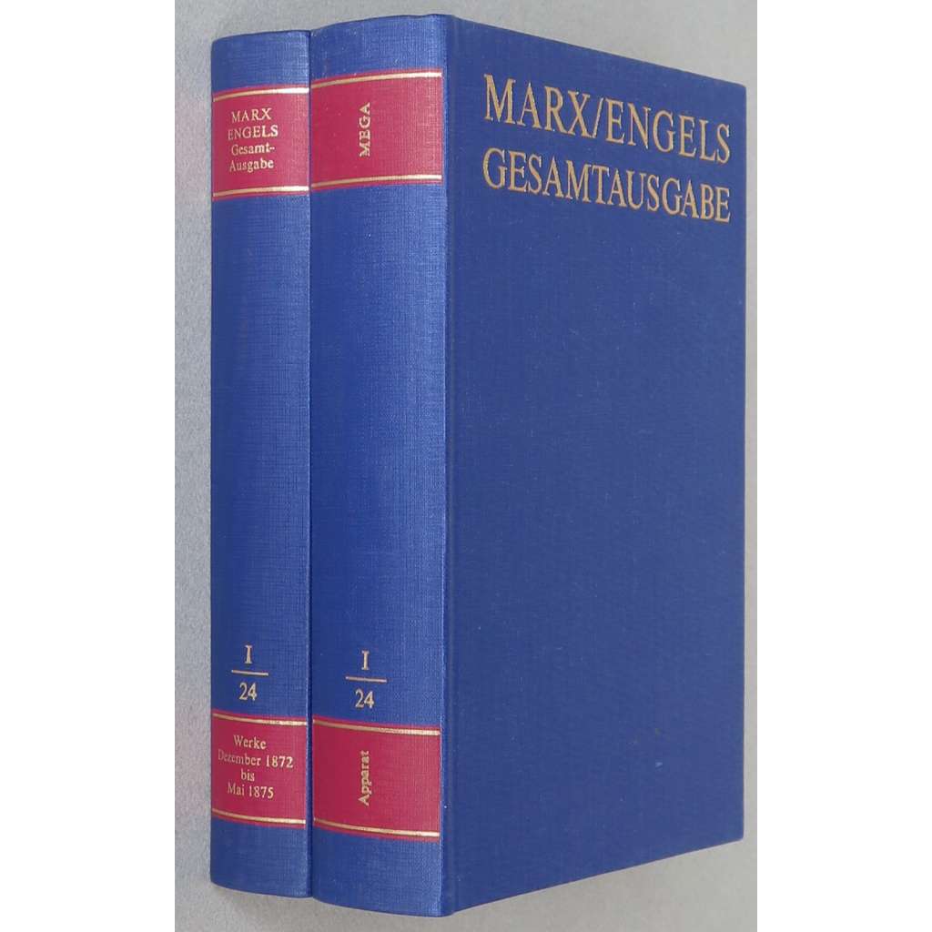 Karl Marx, Friedrich Engels: Gesamtausgabe (MEGA), sv. I/24, Text + Apparat [sebrané spisy; kritické vydání]