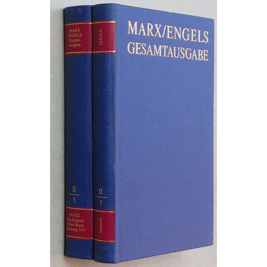 Karl Marx, Friedrich Engels: Gesamtausgabe (MEGA), sv. II/5, Text + Apparat [sebrané spisy; kritické vydání; Kapitál]