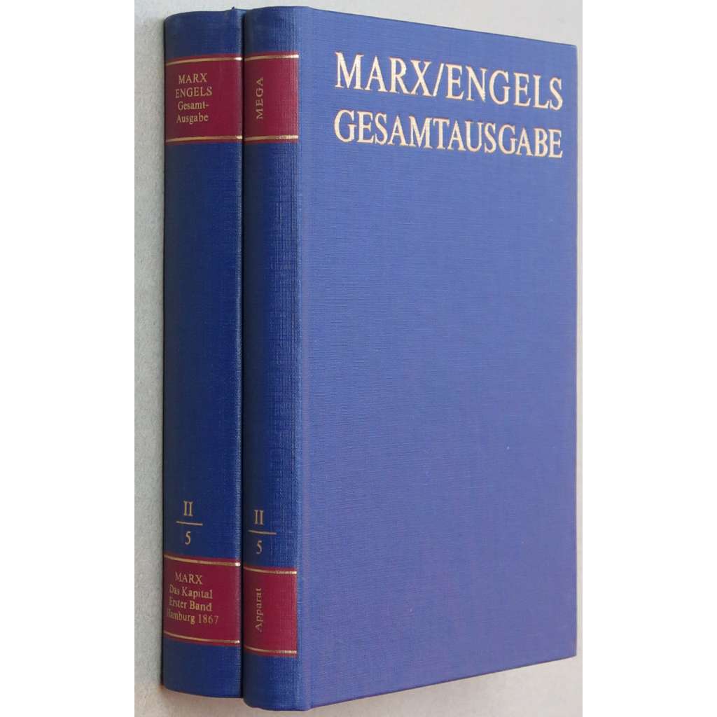Karl Marx, Friedrich Engels: Gesamtausgabe (MEGA), sv. II/5, Text + Apparat [sebrané spisy; kritické vydání; Kapitál]