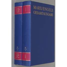 Karl Marx, Friedrich Engels: Gesamtausgabe (MEGA), sv. II/7, Text + Apparat [sebrané spisy; kritické vydání; Kapitál; Le Capital]