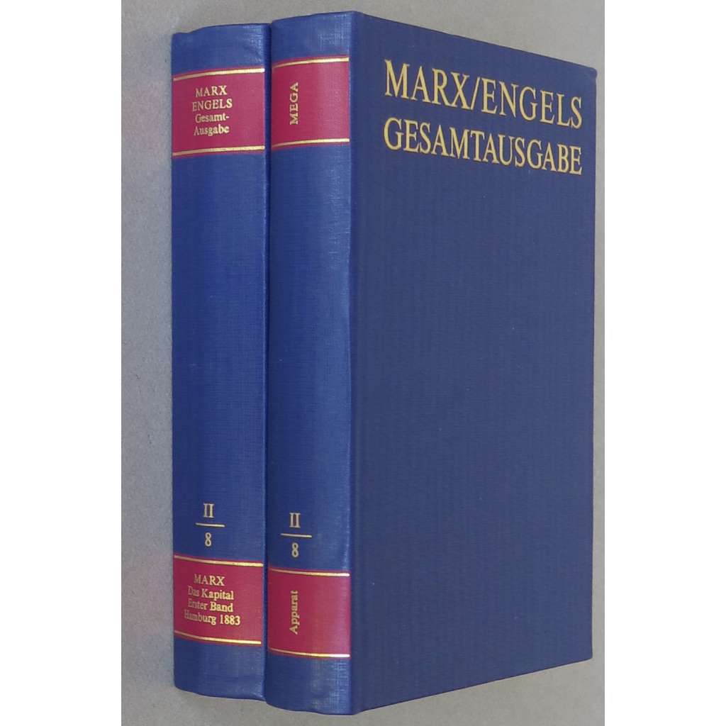 Karl Marx, Friedrich Engels: Gesamtausgabe (MEGA), sv. II/8, Text + Apparat [sebrané spisy; kritické vydání; Kapitál; Das Kapital]