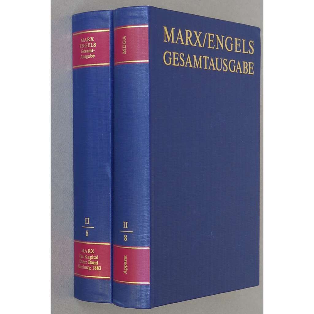 Karl Marx, Friedrich Engels: Gesamtausgabe (MEGA), sv. II/8, Text + Apparat [sebrané spisy; kritické vydání; Kapitál; Das Kapital]