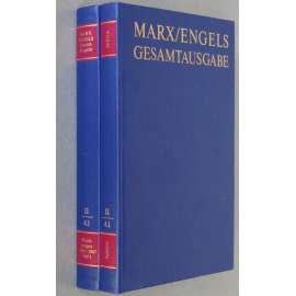 Karl Marx, Friedrich Engels: Gesamtausgabe (MEGA), sv. II/4.1, Text + Apparat [sebrané spisy; kritické vydání; Kapitál; Das Kapital]