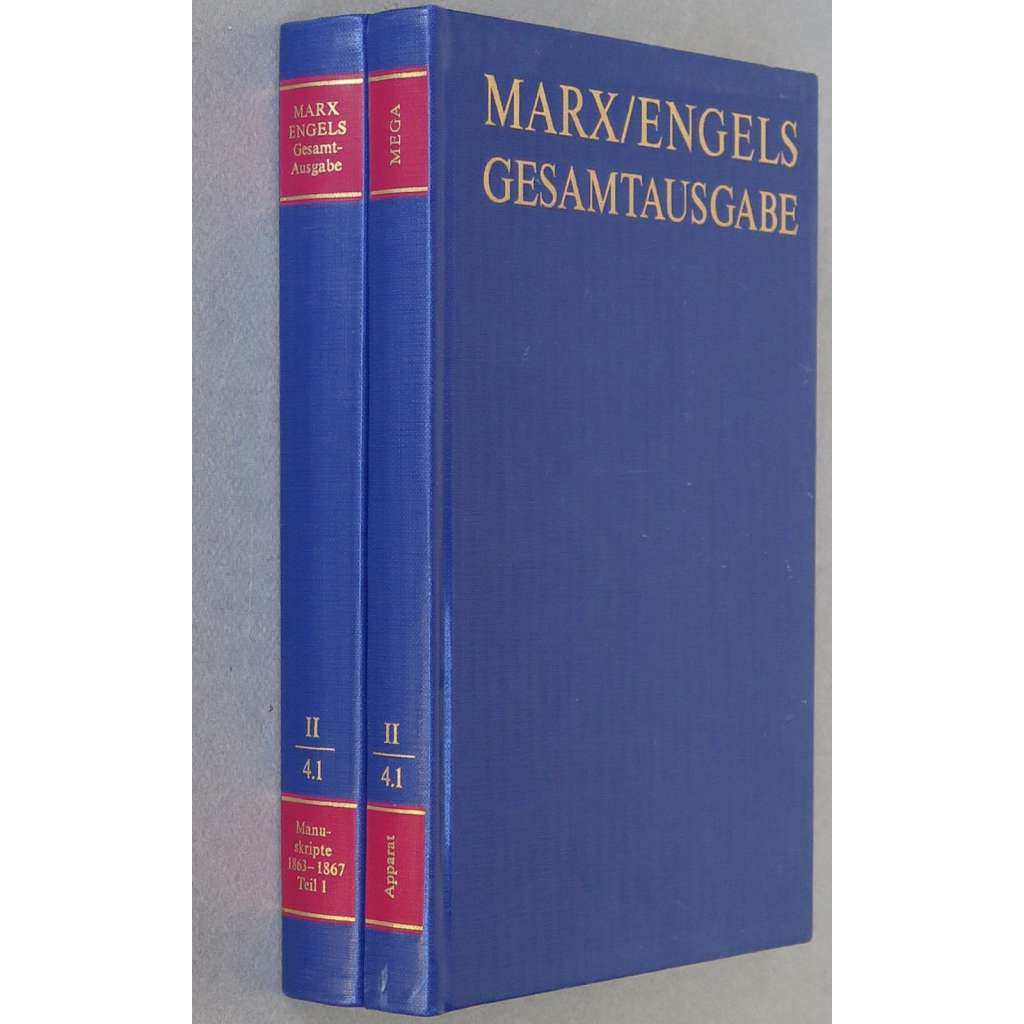 Karl Marx, Friedrich Engels: Gesamtausgabe (MEGA), sv. II/4.1, Text + Apparat [sebrané spisy; kritické vydání; Kapitál; Das Kapital]