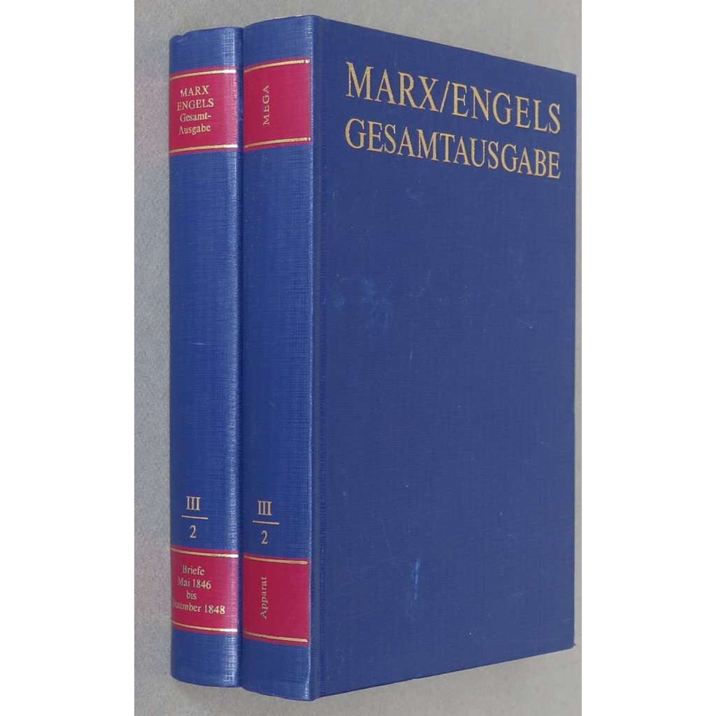 Karl Marx, Friedrich Engels: Gesamtausgabe (MEGA), sv. III/2, Text + Apparat [sebrané spisy; kritické vydání; dopisy; korespondence]