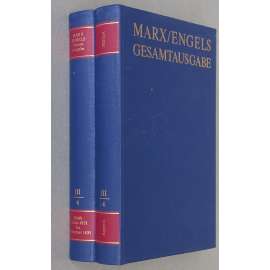Karl Marx, Friedrich Engels: Gesamtausgabe (MEGA), sv. III/4, Text + Apparat [sebrané spisy; kritické vydání; dopisy; korespondence]