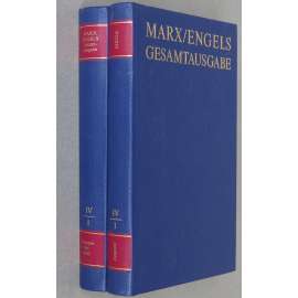 Karl Marx, Friedrich Engels: Gesamtausgabe (MEGA), sv. IV/1, Text + Apparat [sebrané spisy; kritické vydání; výpisky; filosofie; náboženství]