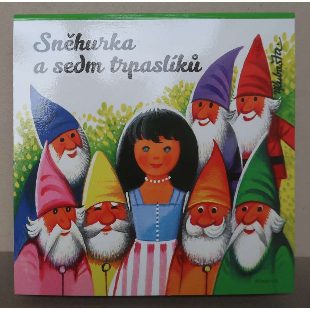 Vojtěch Kubašta - Sněhurka a sedm trpaslíků [dětské leporelo, pohádky, pohádka O Sněhurce, pop-up kniha, prostorová publikace]