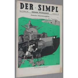 Der Simpl, roč. 1, 1934, č. 3 [politická satira; karikatura; Der Simplicus; Simplicissimus; Antonín Pelc; Erich Godal]