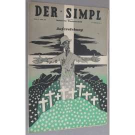 Der Simpl, roč. 2, 1935, č. 16 [politická satira; karikatura; Der Simplicus; Simplicissimus; Antonín Pelc; Erich Godal]