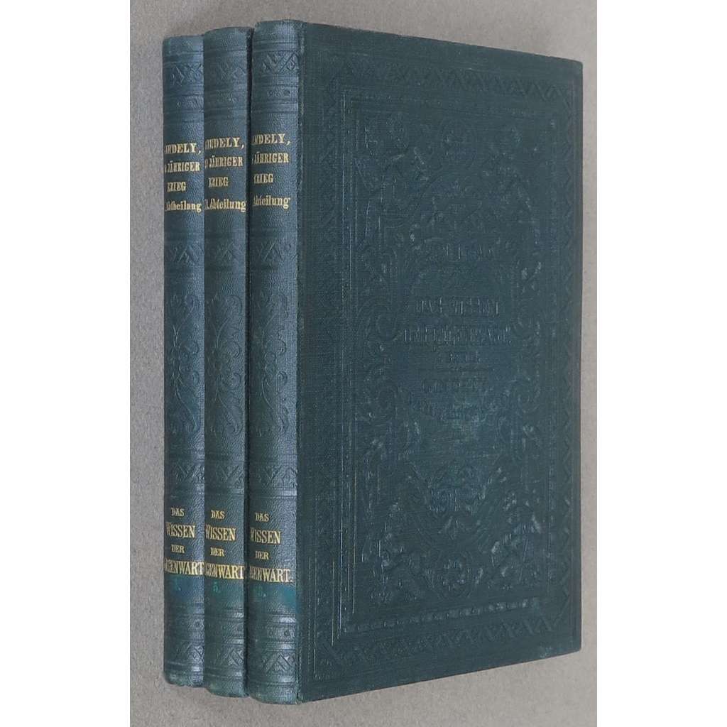 Geschichte des dreissigjährigen Krieges, sv. 1-3 [třicetiletá válka; stavovské povstání; rytiny; veduty; historie; vazba]