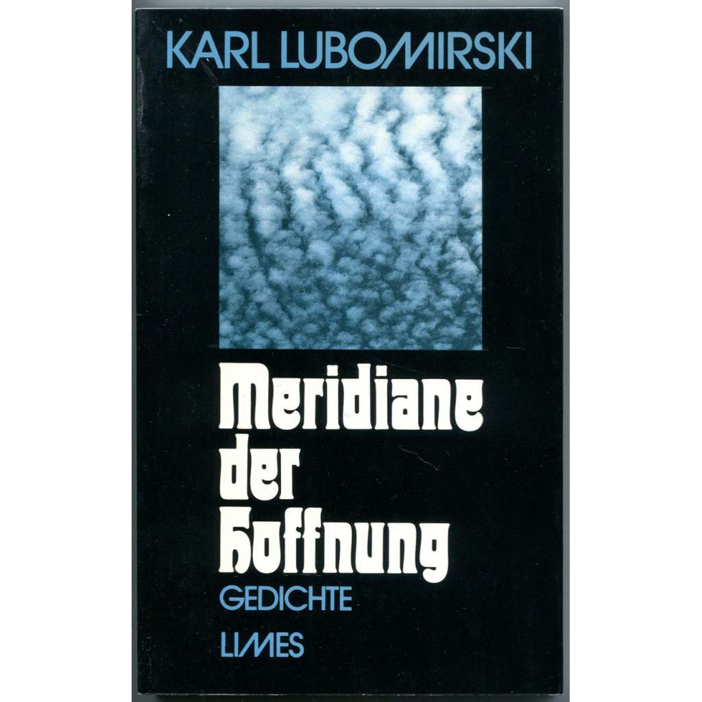 Meridian der Hoffnung. Gedichte [podpis; básně; poesie; rakouská poezie]