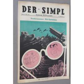 Der Simpl, roč. 2, 1934, č. 17 [politická satira; karikatura; Simplicus; Simplicissimus; antifašismus; umění]