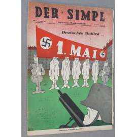 Der Simpl, roč. 2, 1934, č. 18 [politická satira; karikatura; Simplicus; Simplicissimus; antifašismus; umění]