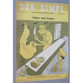 Der Simpl, roč. 2, 1934, č. 24 [politická satira; karikatura; Simplicus; Simplicissimus; antifašismus; umění]