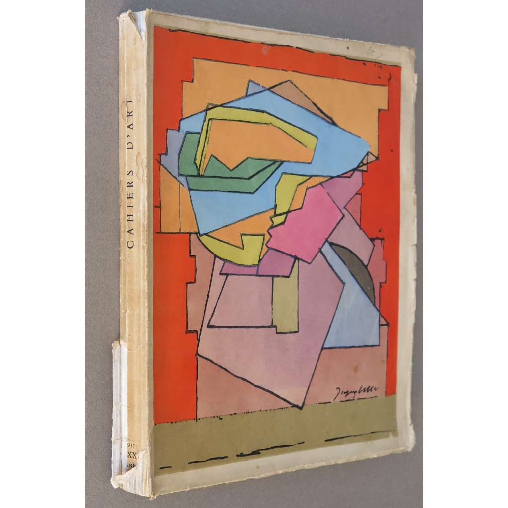 Cahiers d'Art, ročník 30, 1955 [moderní umění; časopis; Francie; Nicolas de Staël; Constantin Brancusi; Jacques Villon]