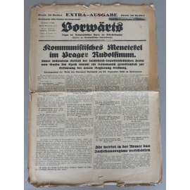 Vorwärts. Extra-Ausgabe, 1929 [parlamentní projev Klementa Gottwalda, 22. 12. 1929; necenzurované první vydání; KSČ]