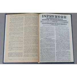 Inprekorr. Internationale Presse-Korrespondenz, roč. 17, 1937 [!!!], č. 1-9 [Kominterna; komunismus; ilegální tisky; exil]
