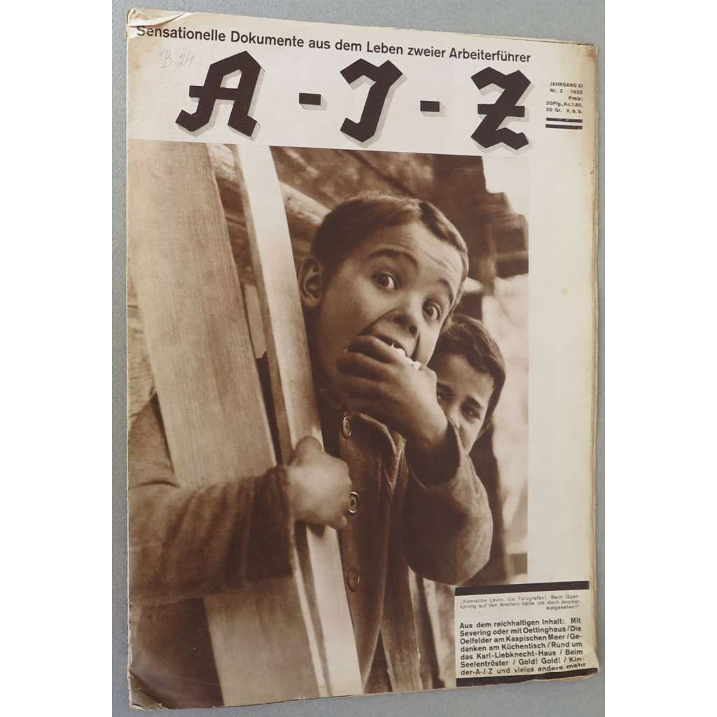 A-I-Z [Arbeiter-Illustrierte-Zeitung; AIZ], roč. 11, 1932, č. 2 [časopis; fotografie; komunismus]