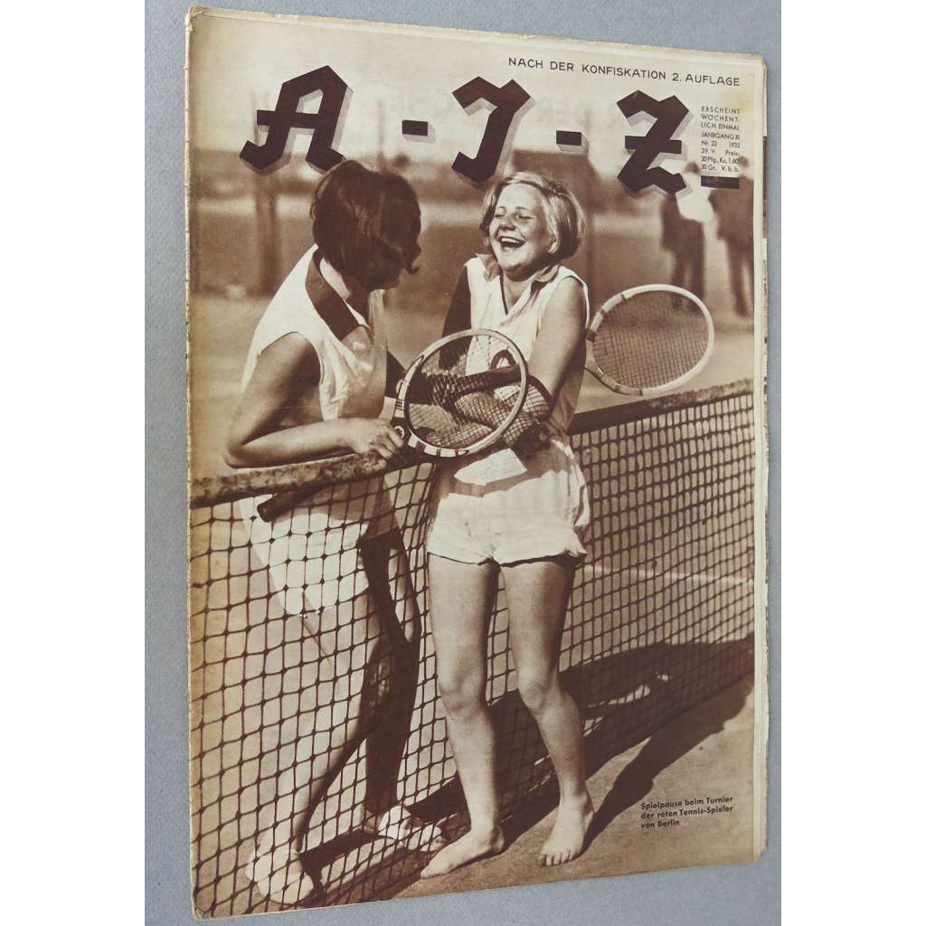 A-I-Z [Arbeiter-Illustrierte-Zeitung; AIZ], roč. 11, 1932, č. 22 [časopis; fotografie; komunismus]