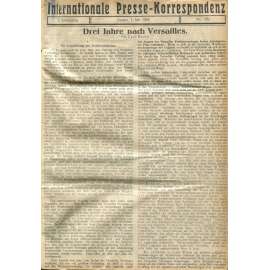 Internationale Presse-Korrespondenz, roč. 2/2, 1922 [Inprekorr; Kominterna; Komunistická internacionála; komunismus]