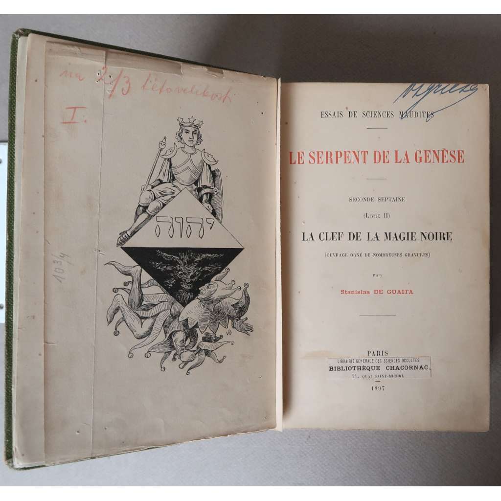 La Clef de la Magie Noire ["Klíč k černé magii", černá magie, okultismus, esoterika]