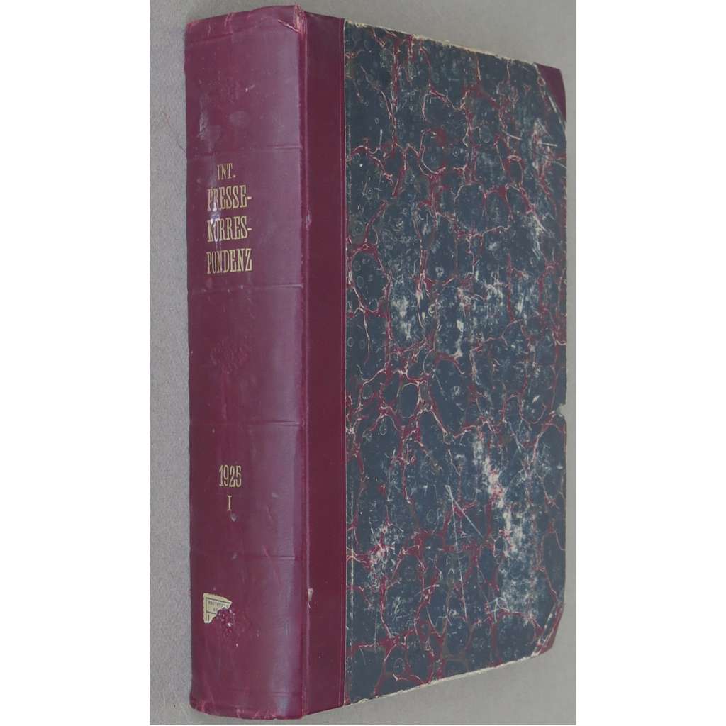 Internationale Presse-Korrespondenz, roč. 5/1, 1925 [Inprekorr; Kominterna; Komunistická internacionála; komunismus]