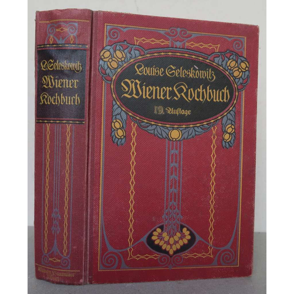 Wiener Kochbuch. 19. Auflage [Vídeňská kuchařka, vídeňská kuchyně, recepty]