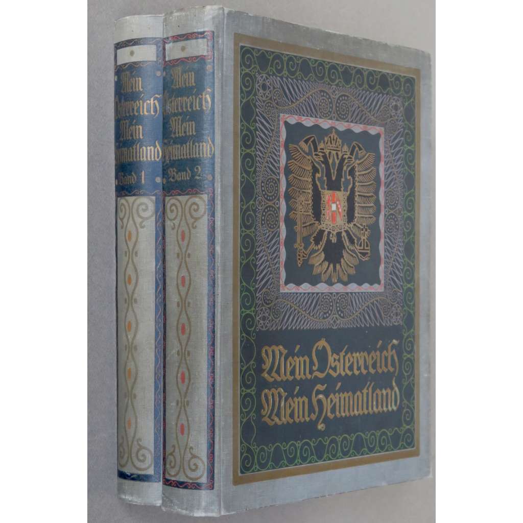 Mein Österreich, mein Heimatland, sv. 1-2 [1915-1916; Předlitavsko; Rakousko-Uhersko; vlastivěda; fotografie]