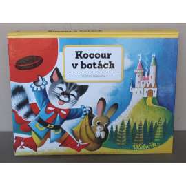 Vojtěch Kubašta - Kocour v botách [dětské leporelo, pohádky, pop-up kniha, prostorová publikace]