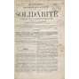 La Solidarité, roč. 3, 1869, č. 9, 11, 15-19 [socialismus; Francie; 19. století; časopis]