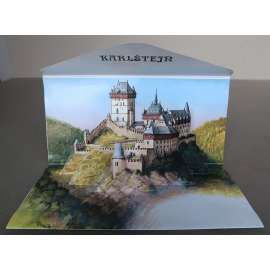 Hrad Karlštejn – prostorová pohlednice (Burg Karlstein / Karlštejn Castle)