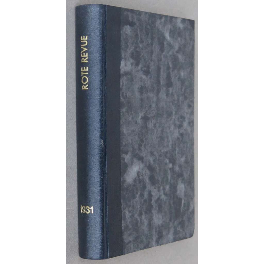 Rote Revue, roč. 11, 1931-1932, č. 1-8, 10-11/12 [Švýcarsko; socialismus; sociální demokracie; časopis]