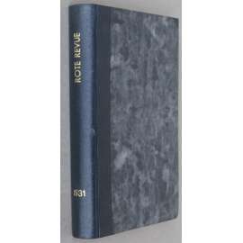 Rote Revue, roč. 11, 1931-1932, č. 1-8, 10-11/12 [Švýcarsko; socialismus; sociální demokracie; časopis]