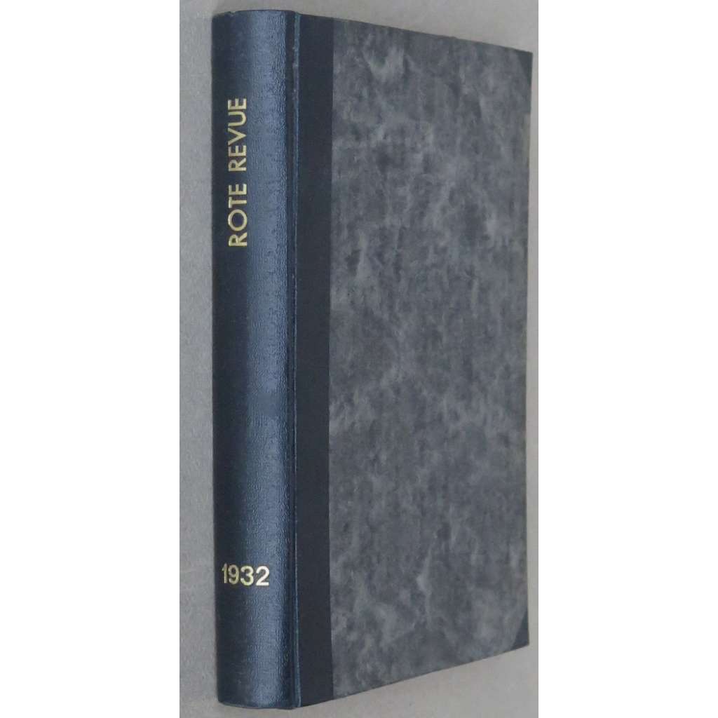 Rote Revue, roč. 12, 1932-1933, č. 1-2, 4-10, 12 [Švýcarsko; socialismus; sociální demokracie; časopis]