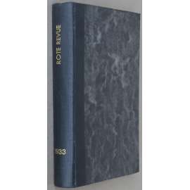 Rote Revue, roč. 13, 1933-1934, č. 1-12 [Švýcarsko; socialismus; sociální demokracie; časopis]